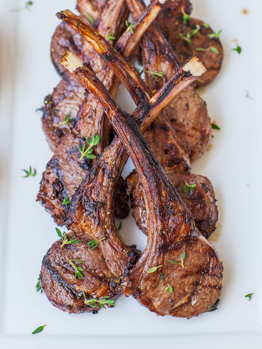 Oven grilled Lamb chops